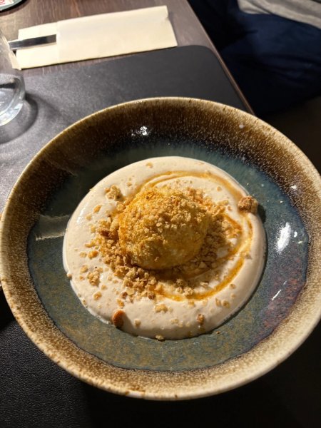 Hideg túrógombóc fahéjhabbal