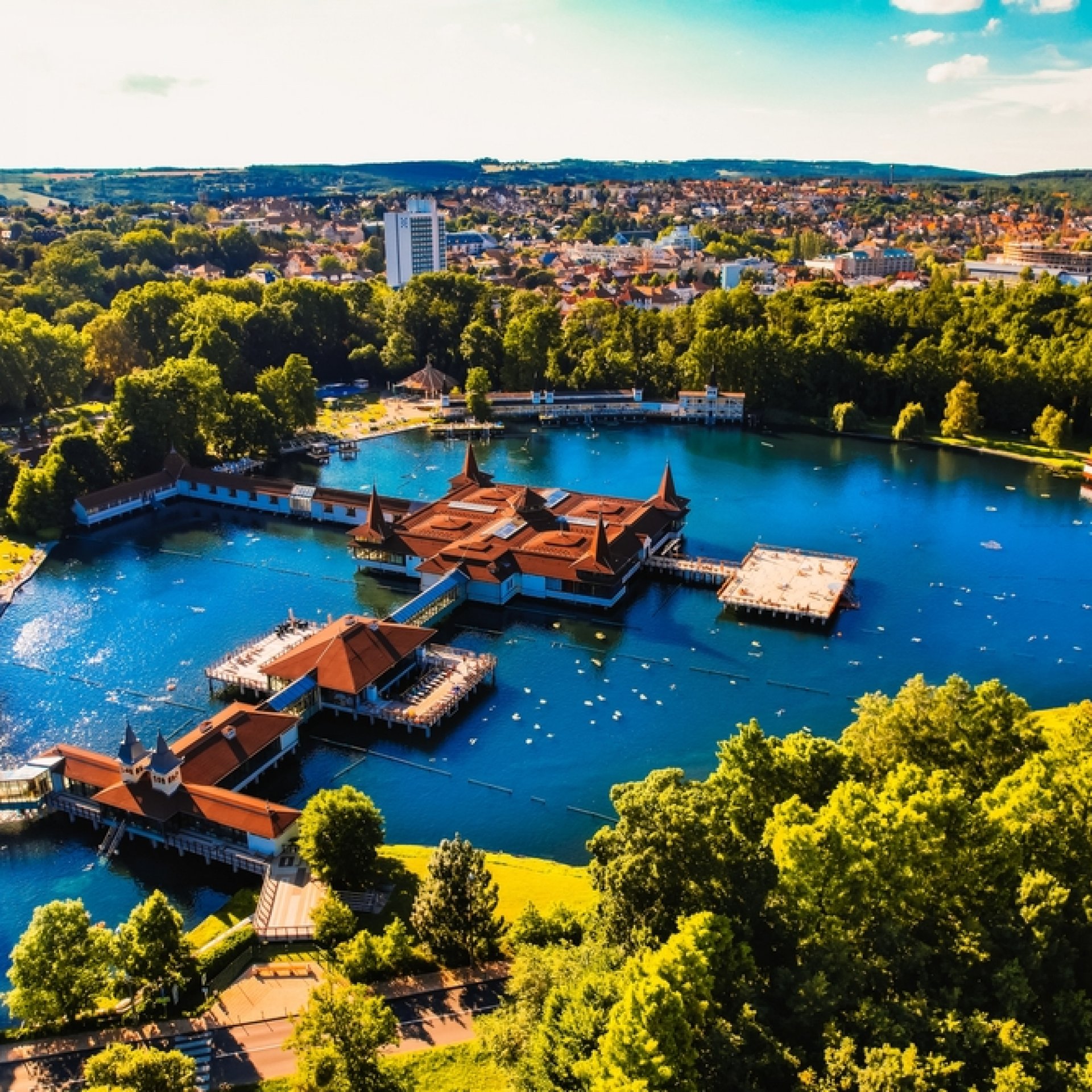 lake bath Hévíz Hévíz lake bath