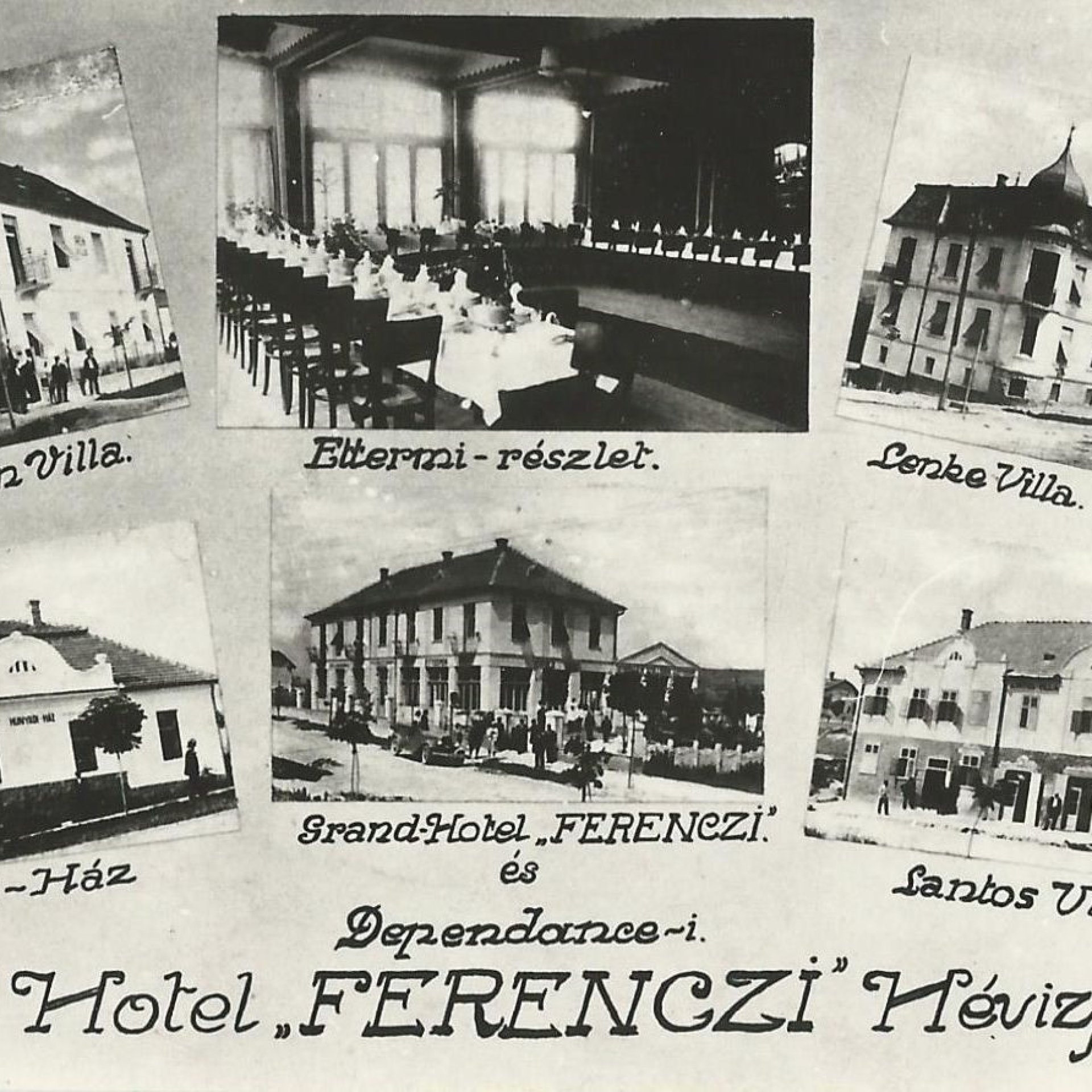 A little history of the Liget Royal Restaurant - a glimpse into the past, part III. Royal Hotel - Hévíz, 1939